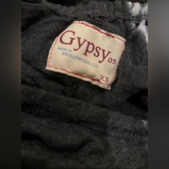 Gypsy 05 Grey smocked tie dye strapless maxi dress - Picture 9 of 9